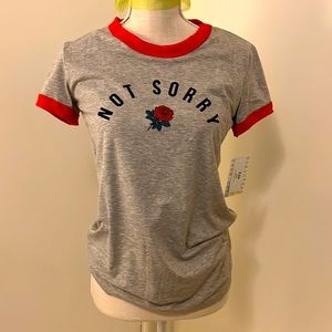 🌹NOT SORRY fun t-shirt